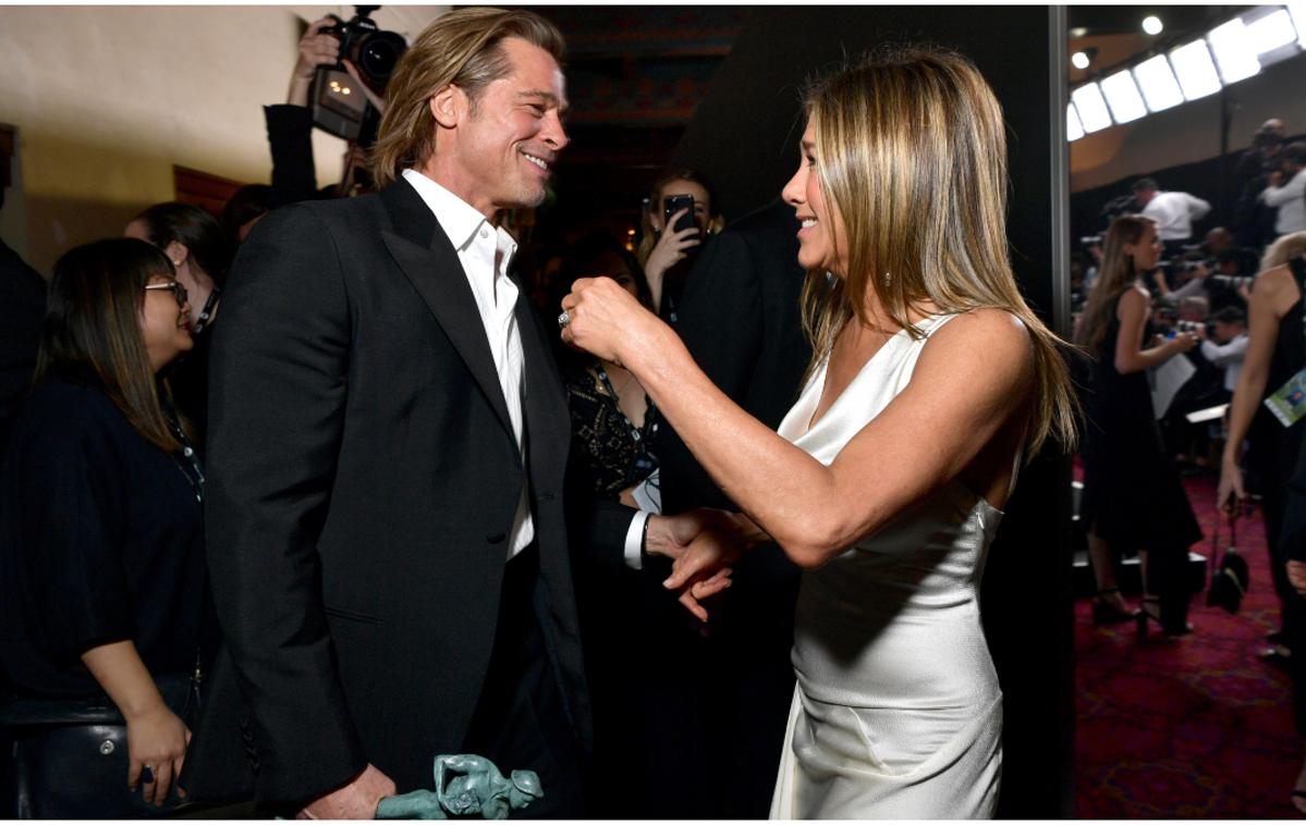 Jennifer Aniston in Brad Pitt | Foto Getty Images