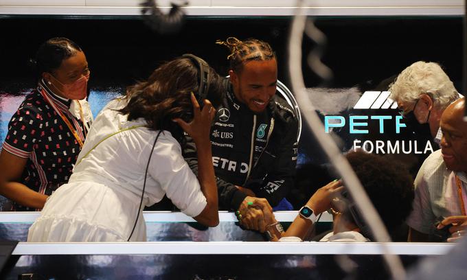 Mercedesova gostja na dirki v Miamiju je Michelle Obama. | Foto: Reuters
