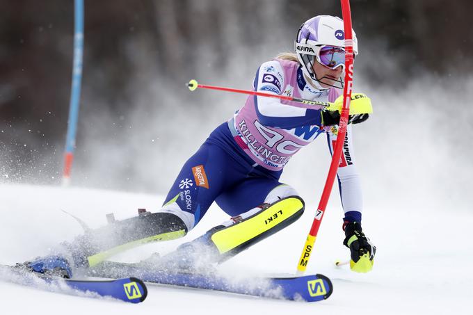 Ana Bucik se je s štartno številko 40 prebila v finale. | Foto: Guliverimage/Getty Images