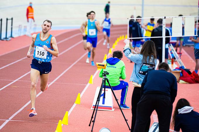 Ža Rudolf je pričakovano zmagal v teku na 800 metrov v moški konkurenci. | Foto: Grega Valančič/Sportida