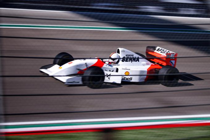 Vettel v Sennovem McLarnu iz leta 1993. | Foto: Guliverimage