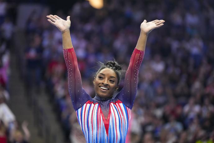 Simone Biles | Simone Biles si je v nedeljo zagotovila z zmago v mnogoboju na ameriških olimpijskih kvalifikacijah. | Foto Guliverimage