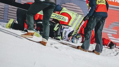 Spodbudne novice za slovensko skakalko po grdem padcu