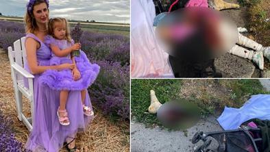 Grozovit prizor: hči umrla, mami utrgalo nogo #vŽivo