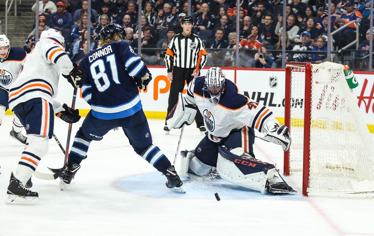 Edmonton Oilers | Hokejisti Edmontona so pred domačimi navijači izgubili z 0:1 po kazenskih strelih in se še ne bodo prebili na vrh zahodne konference. | Foto Reuters