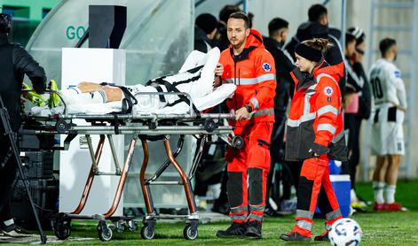 Huda poškodba ljubljenca navijačev Mure