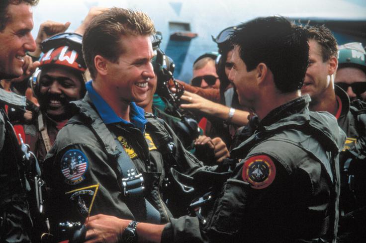 Val Kilmer in Tom Cruise v filmu Top Gun iz leta 1986 | Foto: Guliverimage