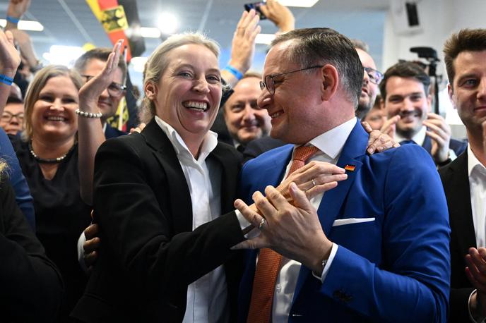 AfD | Skrajno desna Alternativa za Nemčijo (AfD) je zabeležila visoko podporo. | Foto Reuters