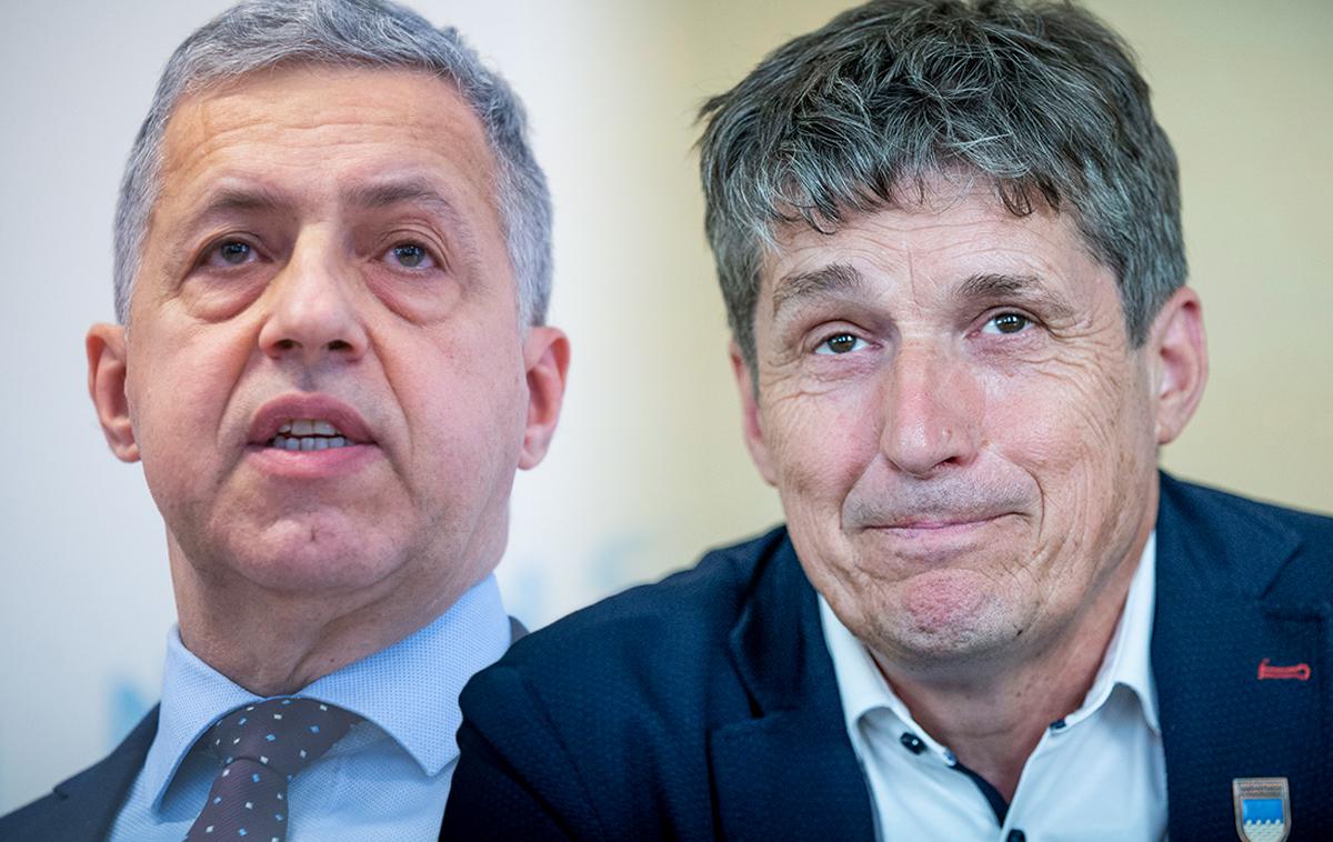 Janez Žakelj, Borut Sajovic | Poslanec NSi Janez Žakelj zaradi vladnega "netransparentnega nakupa" vojaških oklepnikov zahteva sklic seje parlamentarne komisije za nadzor javnih financ. Obrambni minister nasprotno trdi, da je nakup patrij bistveno cenejši od nakupa oklepnikov boxer. | Foto Ana Kovač, STA