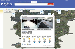 Najdi zemljevid tudi z razmerami na slovenskih smučiščih