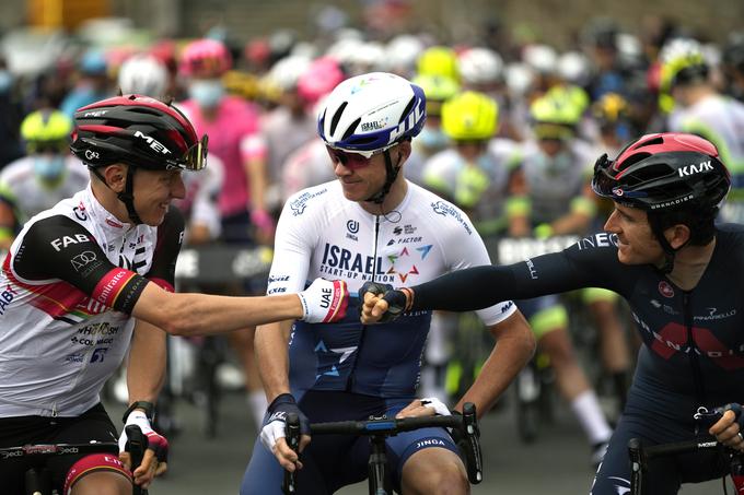 Pogačar, Chris Froome in Geraint Thomas. Njihova skupna točka je zmaga na Touru. | Foto: Guliverimage/Vladimir Fedorenko