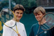 Roger Federer in Peter Carter