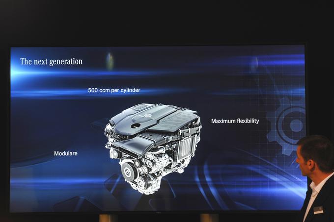 Novi Mercedesovi motorji bodo zaradi novih električnih naprav zmožni rekuperirati že okoli 80 odstotkov energije zaviranja, ki bi sicer bila izgubljena. Ta ujeta energija na cesti pomeni do 15 odstotkov manjšo porabo goriva.  | Foto: Jure Gregorčič