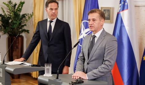 Rutte: Tako kot Slovenija podpira Nato, tudi Nato podpira Slovenijo