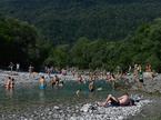 Naravno kopališče na reki Nadiži, Kobarid