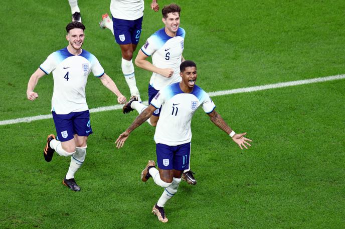 Anglija : Iran Katar 2022 Marcus Rashford | Marcus Rashford je za Anglijo na tem prvenstvu dosegel že tri zadetke. | Foto Reuters