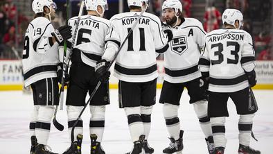 LA Kings dosegli 20. zmago v rednem delu, Kopitar podal