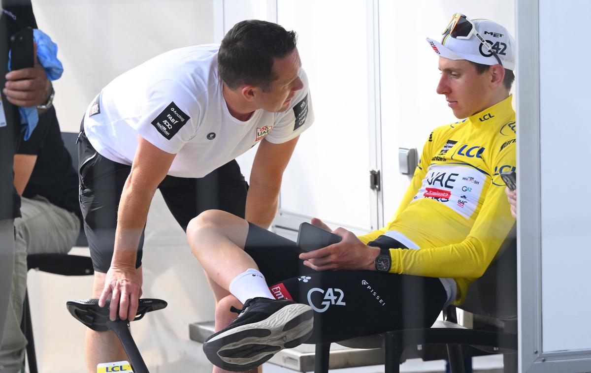 Dofineja Tadej Pogačar | Tadej Pogačar je še naprej krepko vodilni na svetovni lestvici Mednarodne kolesarske zveze Uci.  | Foto Guliverimage