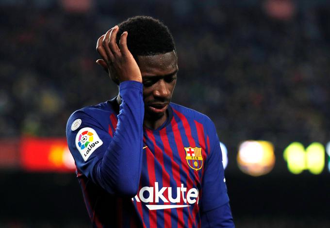 Mladega francoskega napadalca Ousmaneja Dembeleja naj bi si želeli pri Barceloni prodati. | Foto: Reuters