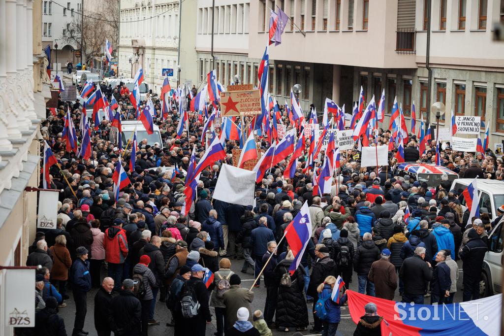 Janez Janša protest