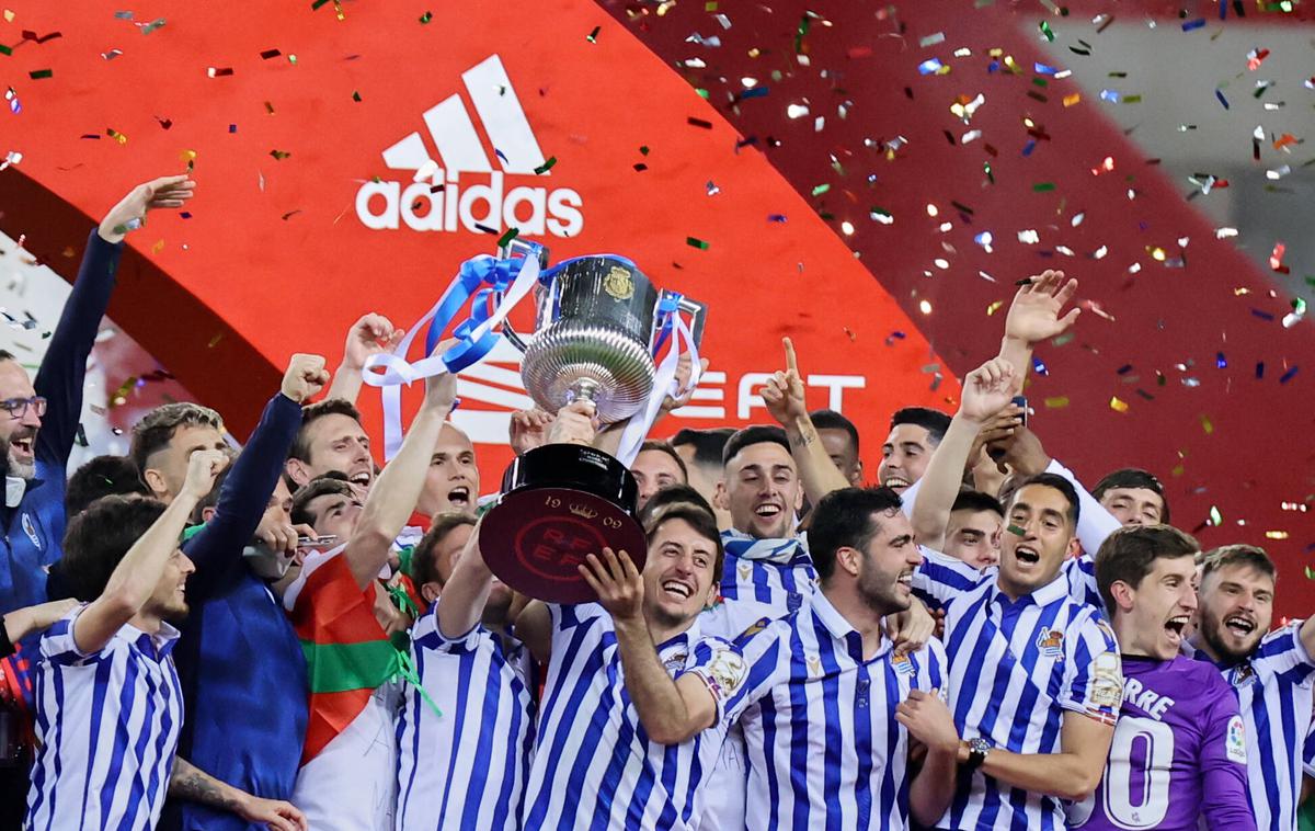 Real Sociedad španski kraljevi pokal | Nogometaši Reala Sociedada so zmagovalci španskega kraljevega pokala za sezono 2019/2020. | Foto Guliverimage