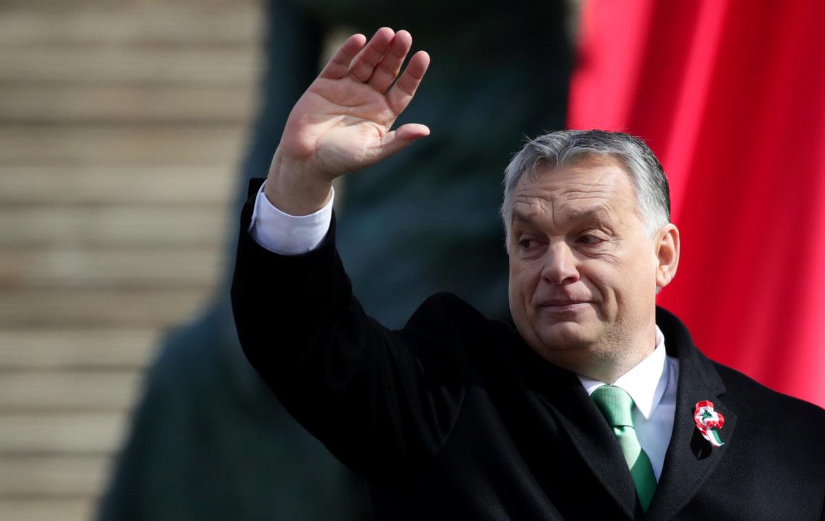 Viktor Orban | Madžarski premier Viktor Orban je v današnjem nagovoru narodu hvalil dosežke svoje vlade. | Foto Reuters