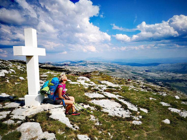 Pia Peršič Via Adriatica Trail | Foto: Facebook/Hodim, torej sem