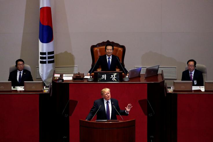 "Spor bi bil rešljiv, če bi ZDA umaknile svoje vojake s Korejskega polotoka." | Foto: Reuters