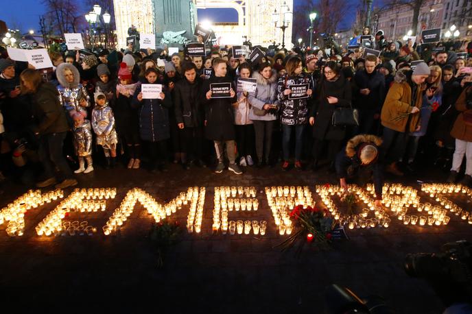 Kemerovo žalovanje požar rusija | Foto Reuters