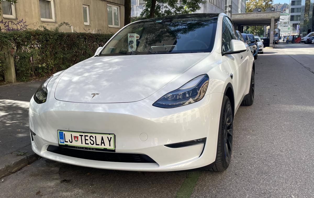 Tesla model Y | Tesla model Y je bila do konca marca najbolje prodajani avtomobil v Evropi.  | Foto Gregor Pavšič