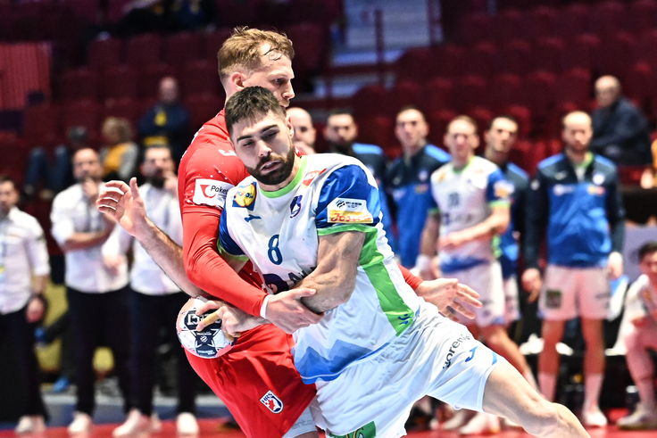 EP v rokometu: Slovenija - Hrvaška, Blaž Janc | Foto: RZS