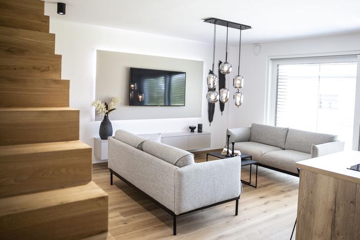 Notranjost hiše SmartHouse Slovenija, velikost L - Žiher hiše. | Foto: Ana Kovač
