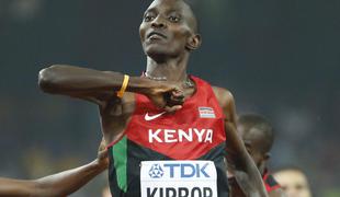 Kiprop tretjič zapored, Dibaba le do brona, štafeti Jamajčankam in Američanom