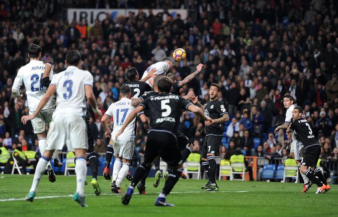 Po tem strelu z glavo je kdo drug kot kapetan Sergio Ramos poskrbel za zmago Reala. | Foto: Guliverimage/Getty Images