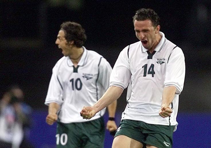 Veselje Sebastjana Cimirotića v Baslu leta 2001. | Foto: 