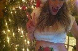 FOTO: Hilary Duff vam želi srečen božič