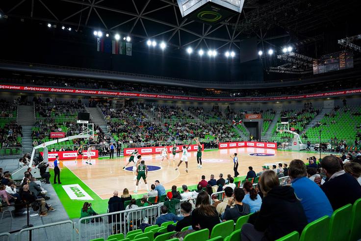 Olimpija je povsem nadigrala tekmeca. | Foto: Filip Barbalić