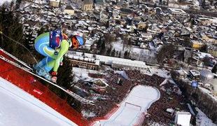 Jerman tudi v Kitzbühlu meri visoko