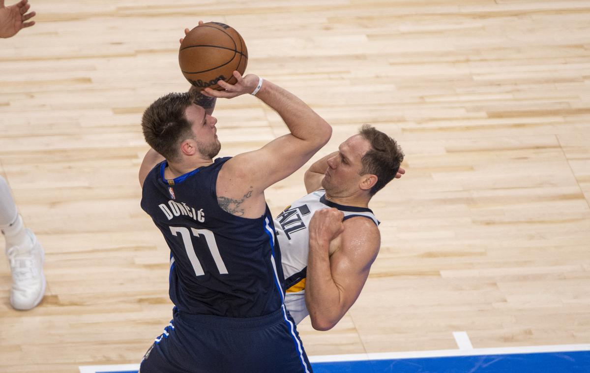 Luka Dončić, Bojan Bogdanović | Luka Dončić in Bojan Bogdanović se bosta, kot kaže, srečala tudi v reprezentančnih dresih. | Foto Reuters