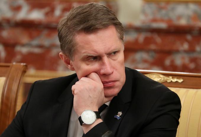 Ruski minister za zdravje Mihail Muraško. | Foto: Reuters