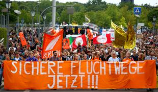 V Nemčiji protesti za pravice brodolomcev v Sredozemlju