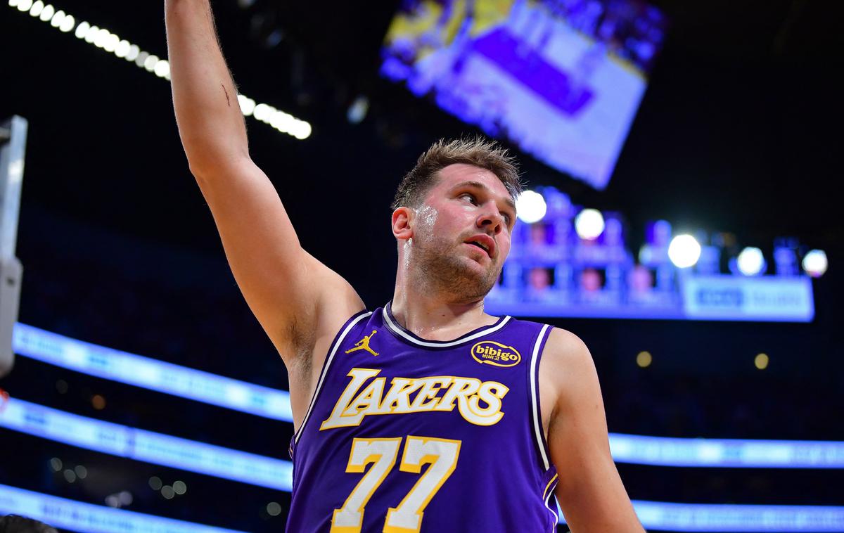 Luka Dončić | Luko Dončića in njegove LA Lakerse ponoči čaka mestni derbi z LA Clippersi, ta bo štel dvojno. | Foto Reuters
