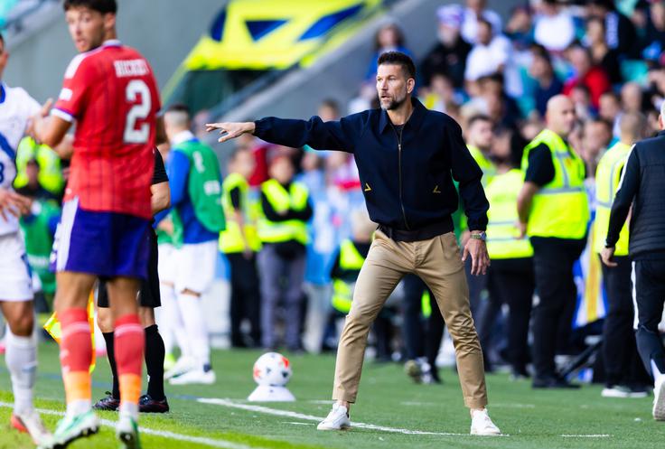 Boštjan Cesar bo na današnjem treningu presodil, kakšno je stanje njegovih varovancev po fizično zahtevni tekmi s Škotsko. | Foto: Nik Moder/alesfevzer.com