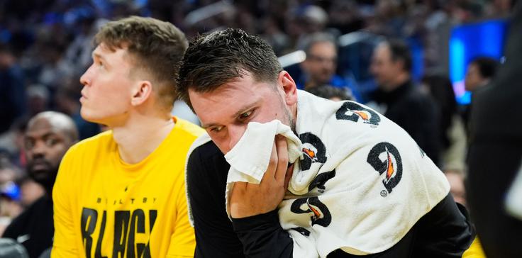 Luka Dončić je v Madridu, kjer je prejel injekcijo, da bi se poškodba zadnje stegenske mišice hitreje zacelila. | Foto: Guliverimage