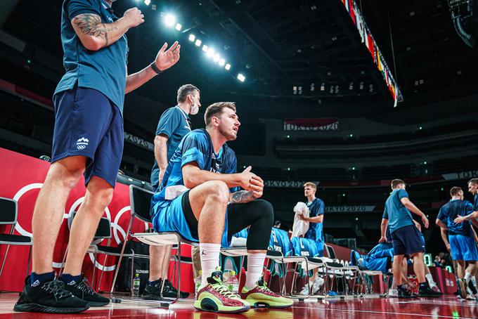 Slovenija : Argentina, slovenska košarkarska reprezentanca, Luka Dončić | Foto: FIBA