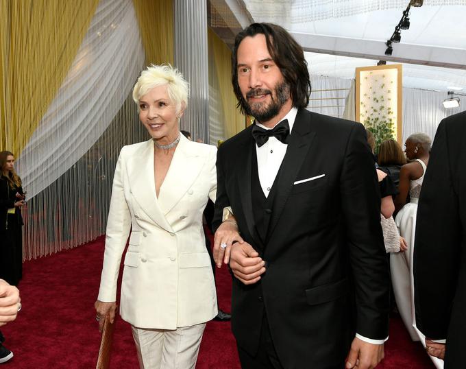 Keanu Reeves z mamo | Foto: Getty Images