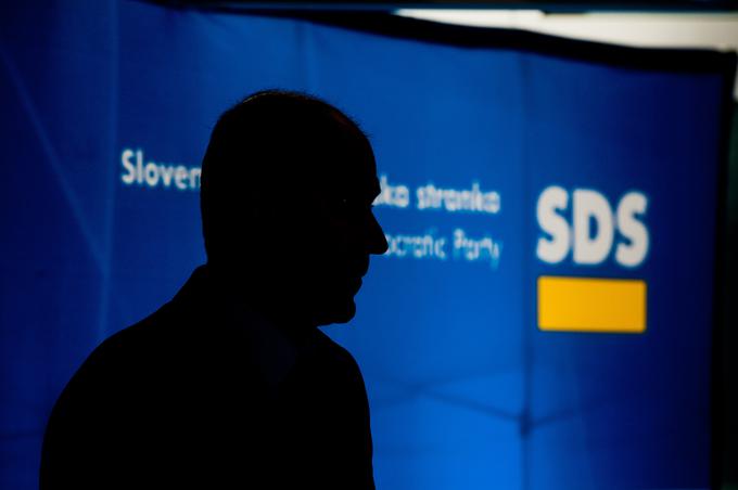 Janez Janša je menil, da bi v ospredju Odbora 2014 morali biti člani SDS, ne pa Damir Črnčec. | Foto: Bor Slana