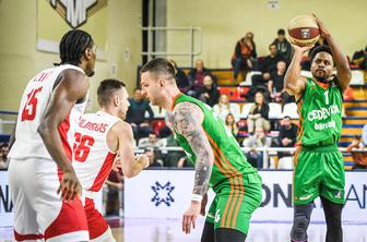 Cedevita Olimpija prekinila niz porazov, srbska velikana znova prepričljiva