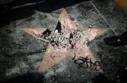 Želijo, da odstranijo Trumpovo zvezdo na Pločniku slavnih #video