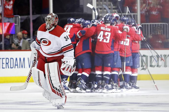 Washington Capitals | Hokejisti Washington Capitals so do druge zmage v seriji prišli po podaljšku. | Foto Reuters